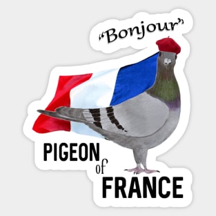 Pigeon of France Greeting Sticker